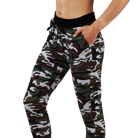Camouflage Joggers Sweatpants with Pockets - Picture 4 of 5